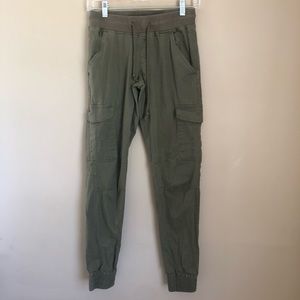Green Joggers. WORN ONCE!!